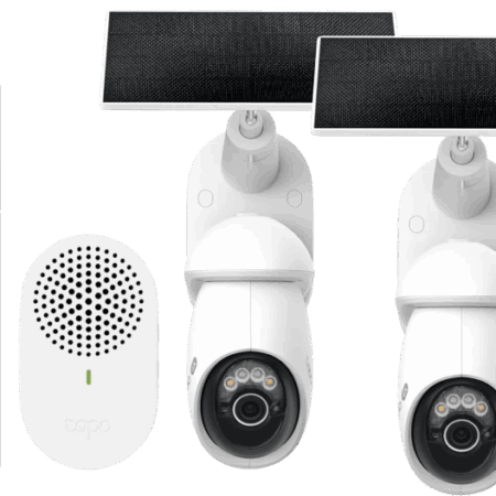 TP-Link Tapo C660 Solar Kit Duo Pack + D235 Smart Battery & Wired Doorbell