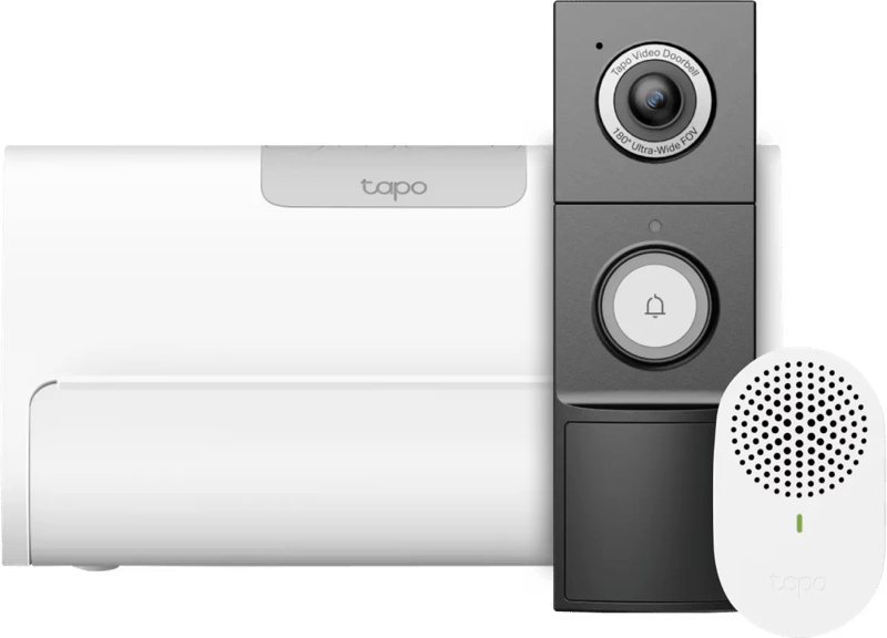 TP-Link Tapo D235 Smart Battery & Wired Doorbell + H500 CentralHub