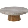 Taartplateau marmer Ø15cm zand | Home & Styling