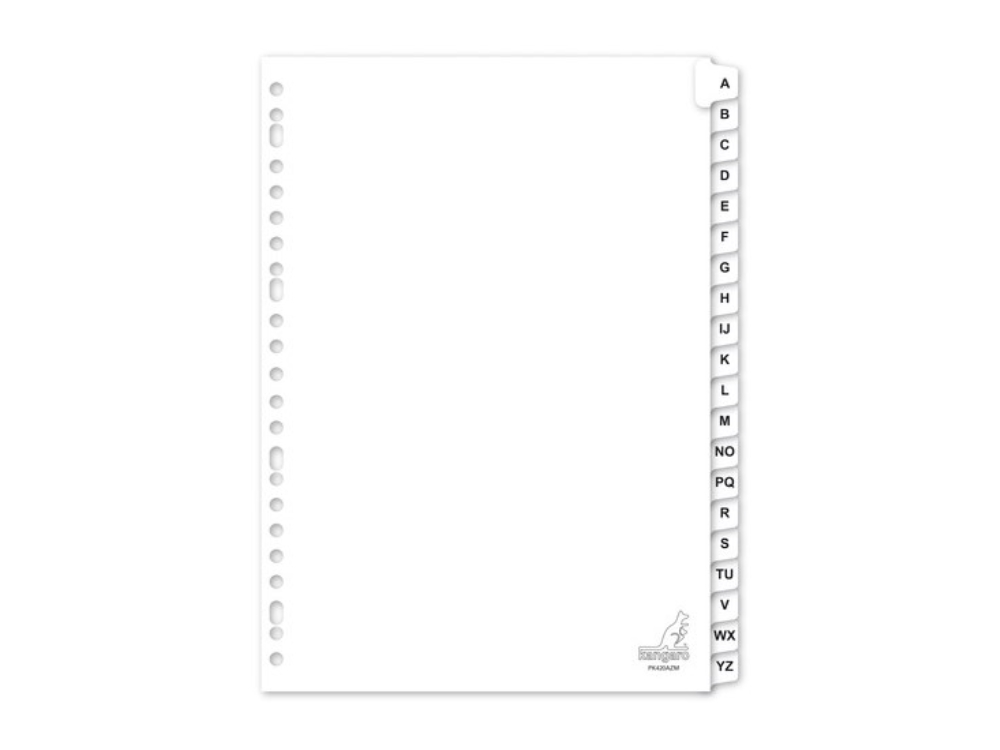 Tabbladen A4 23 rings A-Z karton | Kangaro