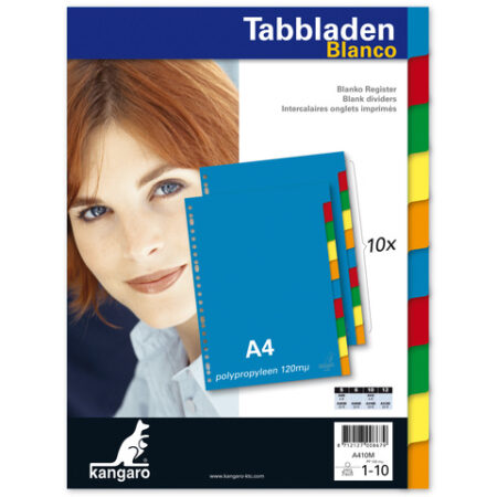 Tabbladen A4 23 rings kunststof | Kangaro