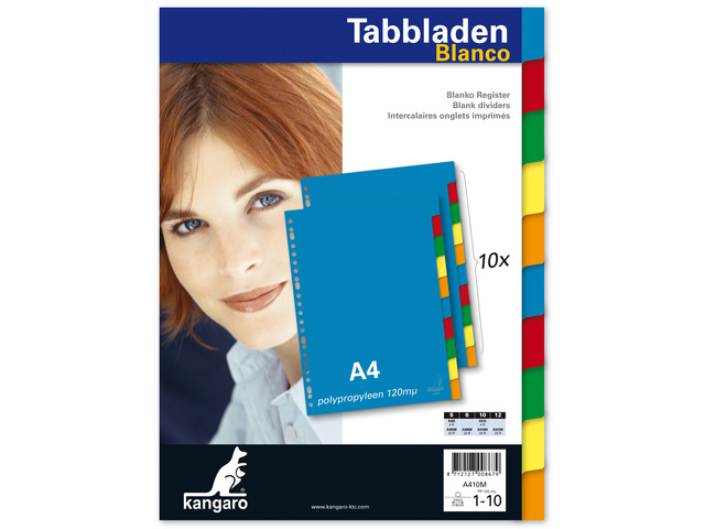 Tabbladen A4 23 rings kunststof | Kangaro
