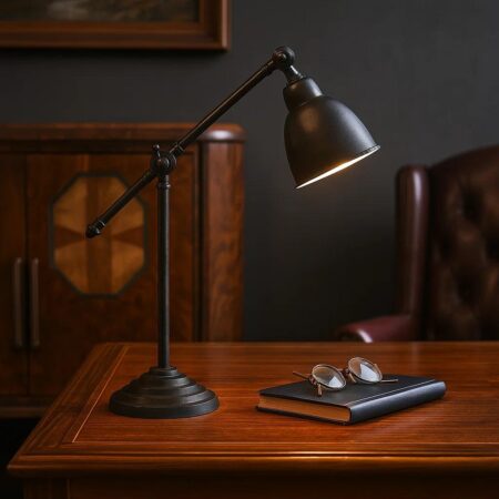 Tafellamp Berkley Antiek Zwart