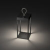 Tafellamp Buiten Carlo Touch Antraciet LED met Accu en Lader