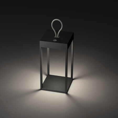 Tafellamp Buiten Carlo Touch Antraciet LED met Accu en Lader