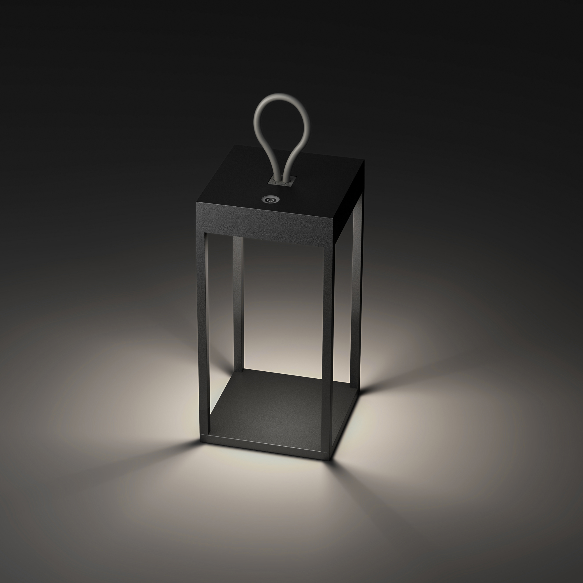 Tafellamp Buiten Carlo Touch Antraciet LED met Accu en Lader