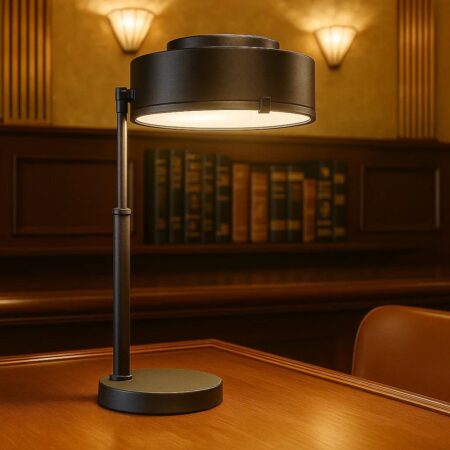 Tafellamp Fox Antiek Zwart