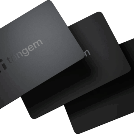 Tangem Wallet 2.0 - Secure Crypto Cold Wallet - 3 Card Set Classic Black