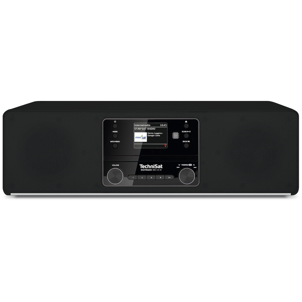 TechniSat Digitradio 380 CD IR Hybride radio Zwart | TechniSat