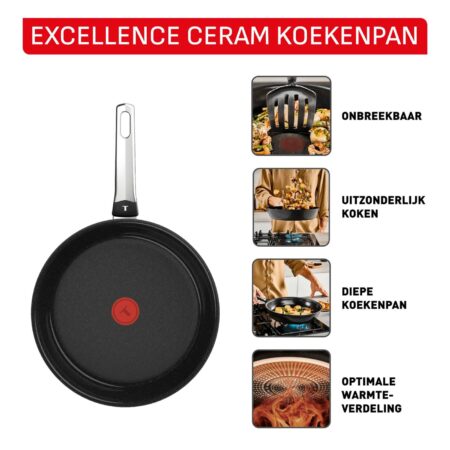 Tefal Excellence Ceramic koekenpan 28cm | Tefal