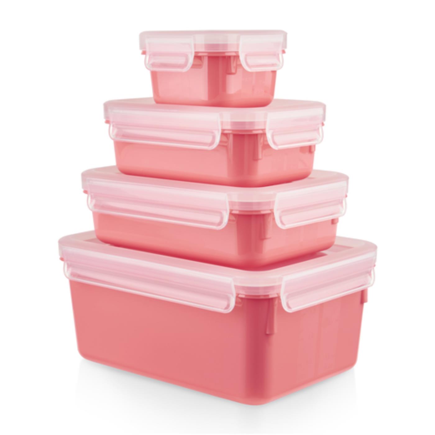 Tefal MasterSeal voorraaddozenset roze | Tefal