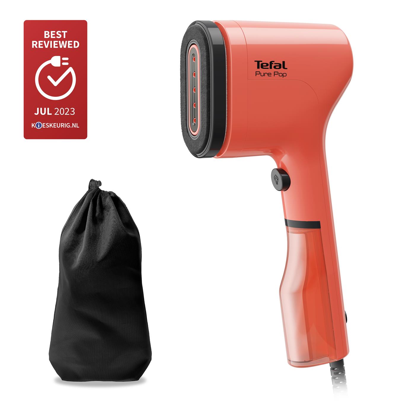 Tefal Pure Pop kledingstomer koraalrood | Tefal