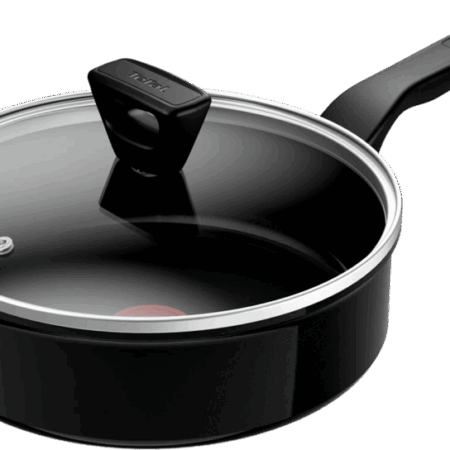 Tefal Renew Black Keramische Hapjespan 24 cm + deksel