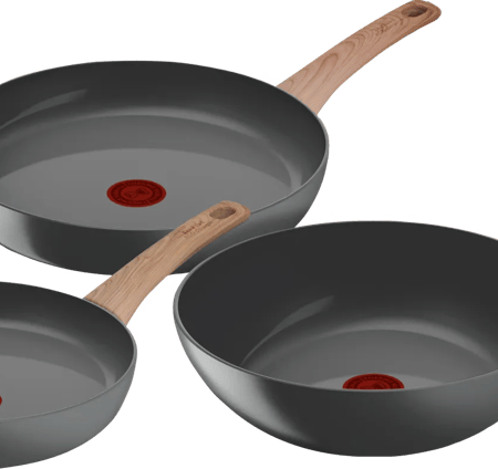 Tefal Renew Keramische koekenpannenset 24 + 28 cm + Wokpan 28 cm