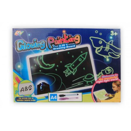 Tekenbord glowing painting A4-formaat | Merkloos