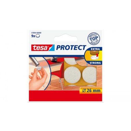 Tesa beschermvilt wit Ø26mm 9st | Tesa