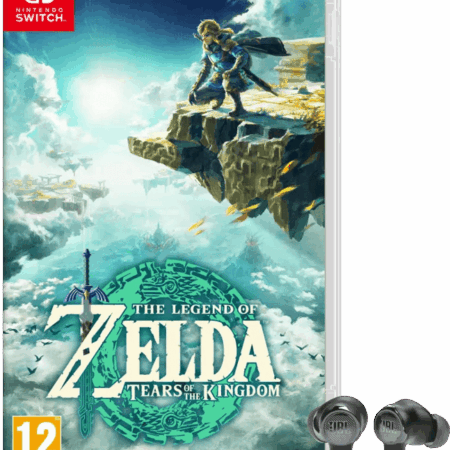 The Legend of Zelda Tears of The Kingdom Nintendo Switch + JBL Quantum TWS