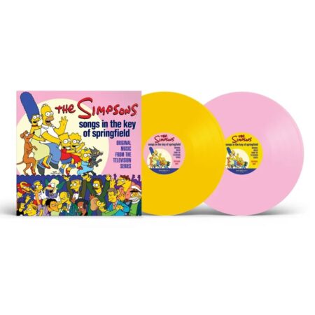 The Simpsons - Songs In The Key Of Springfield (Original Music From The Television Series) (Roze En Geel Vinyl) 2 (LP) | Fiftiesstore