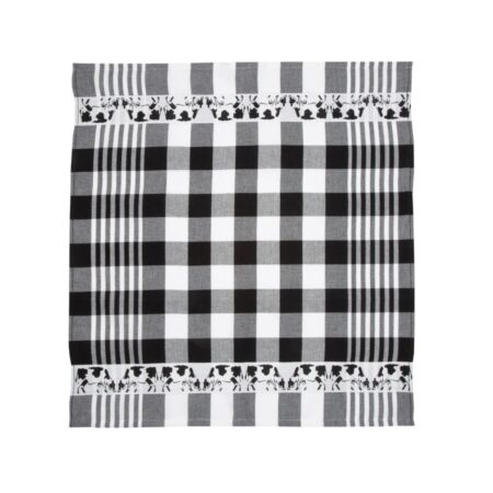 Theedoek Dutch Black Cow |