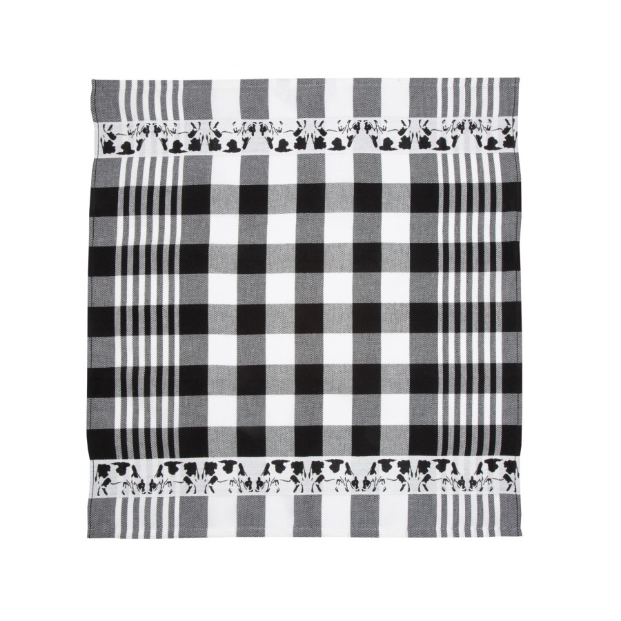 Theedoek Dutch Black Cow |