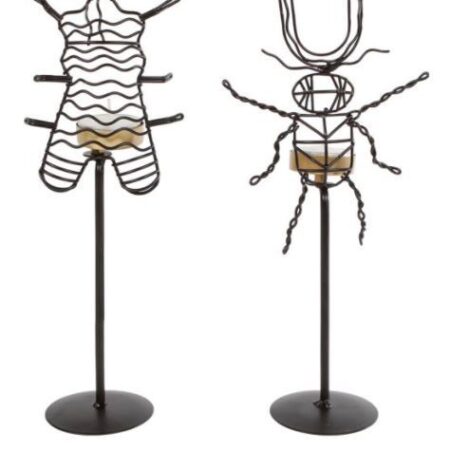 Theelicht insect op standaard L
