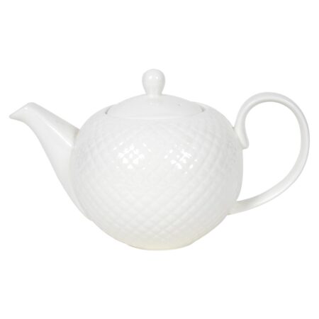 Theepot porselein Diamond 1130ml | Merkloos