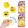 Toi Toys Fun squeezeball emoji op kaart | Toi-Toys