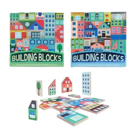 Toi Toys Houten bouwblokken stad | Toi-Toys