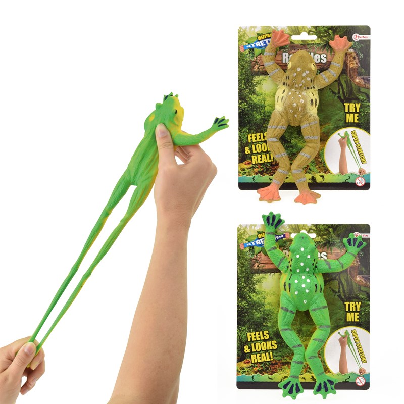 Toi Toys Levensechte kikker op kaart | Toi-Toys