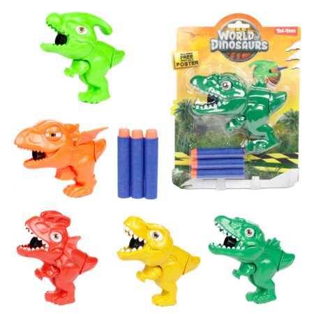 Toi Toys Mini dinopistool met 3 pijltjes | Toi-Toys