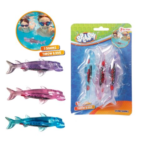 Toi Toys SPLASH Duikvissen Haai set a 3 | Toi-Toys