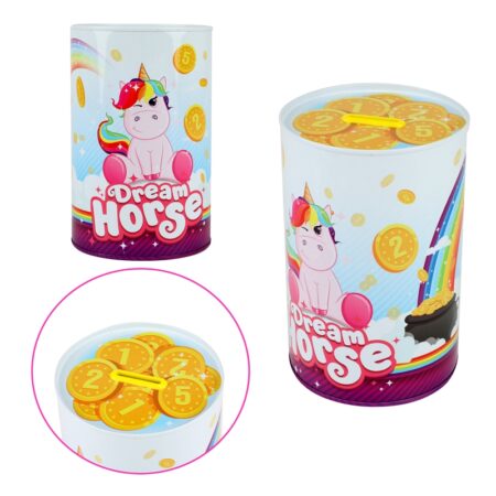 Toi Toys Spaarpot bedrukt met unicorn | Toi-Toys
