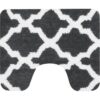 Toiletmat Antraciet Toulon 60x50cm | Wicotex