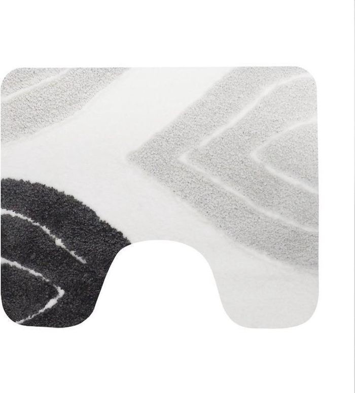Toiletmat Grijs Paris 60x50cm | Wicotex