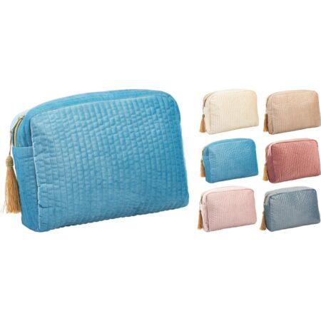 Toilettas fluweel 27x8x18cm 6a | Merkloos