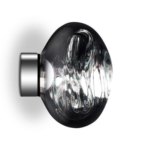 Melt Mini LED Wandlamp - Chroom