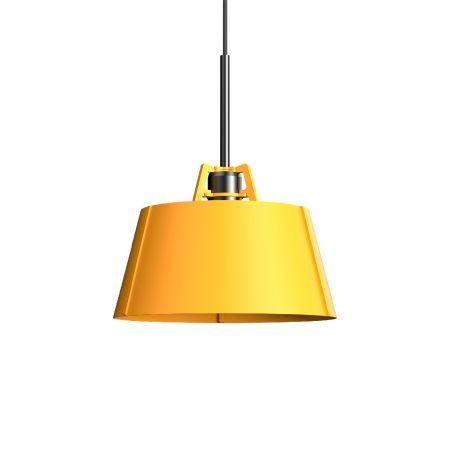 Bella Hanglamp - Geel - Zwart