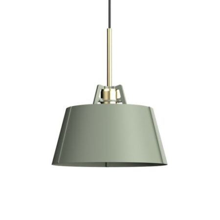Bella Hanglamp - Groen - Messing
