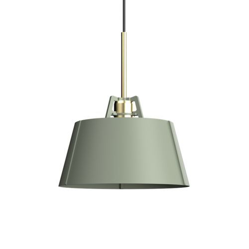 Bella Hanglamp - Groen - Messing