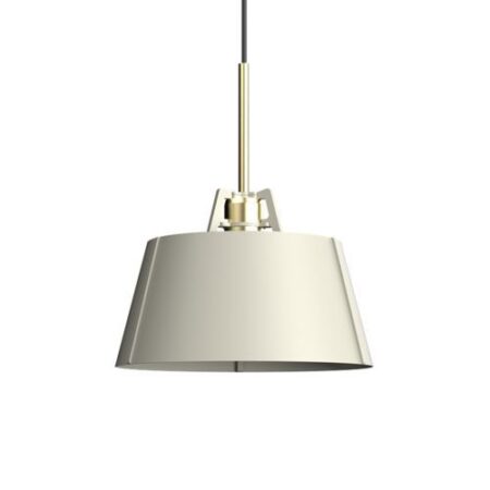 Bella Hanglamp - Lichtgrijs - Messing