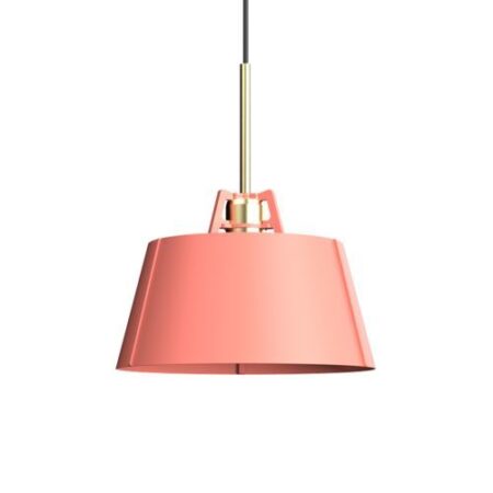 Bella Hanglamp - Roze - Messing