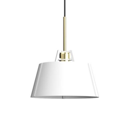 Bella Hanglamp - Wit - Messing