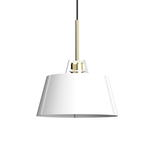 Bella Hanglamp - Wit - Messing