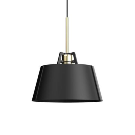 Bella Hanglamp - Zwart - Messing