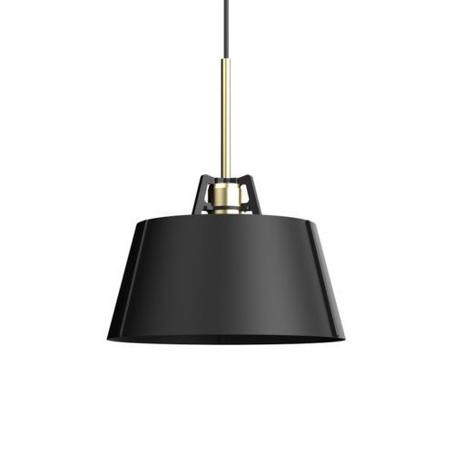 Bella Hanglamp - Zwart - Messing