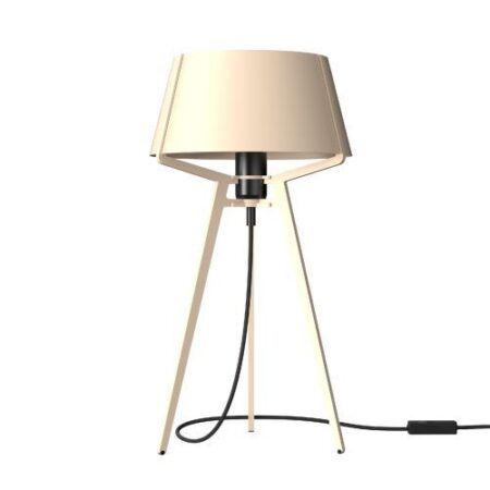 Bella Tafellamp - Creme wit - Zwart