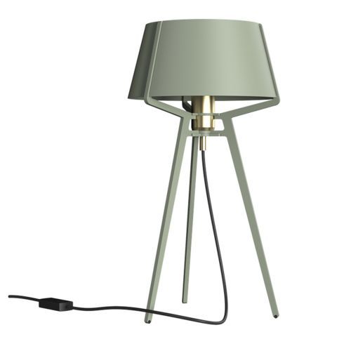 Bella Tafellamp - Groen - Messing
