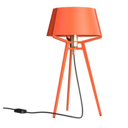 Bella Tafellamp - Oranje - Messing