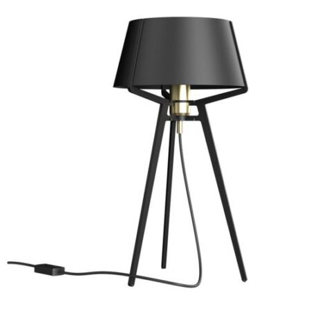 Bella Tafellamp - Zwart - Messing