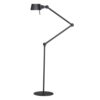 Bolt 2 arm Vloerlamp - Dimmer - Zwart